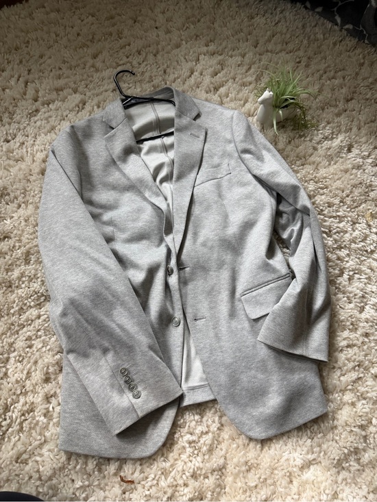 Stafford Other - Men's Light Gray Stanford professional Knit Blazer - Classic Sport Coat